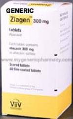 Generic Ziagen (tm)  (ABC) 300mg (90 Pills)